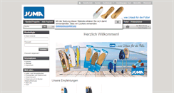 Desktop Screenshot of joma-fussprodukte.de